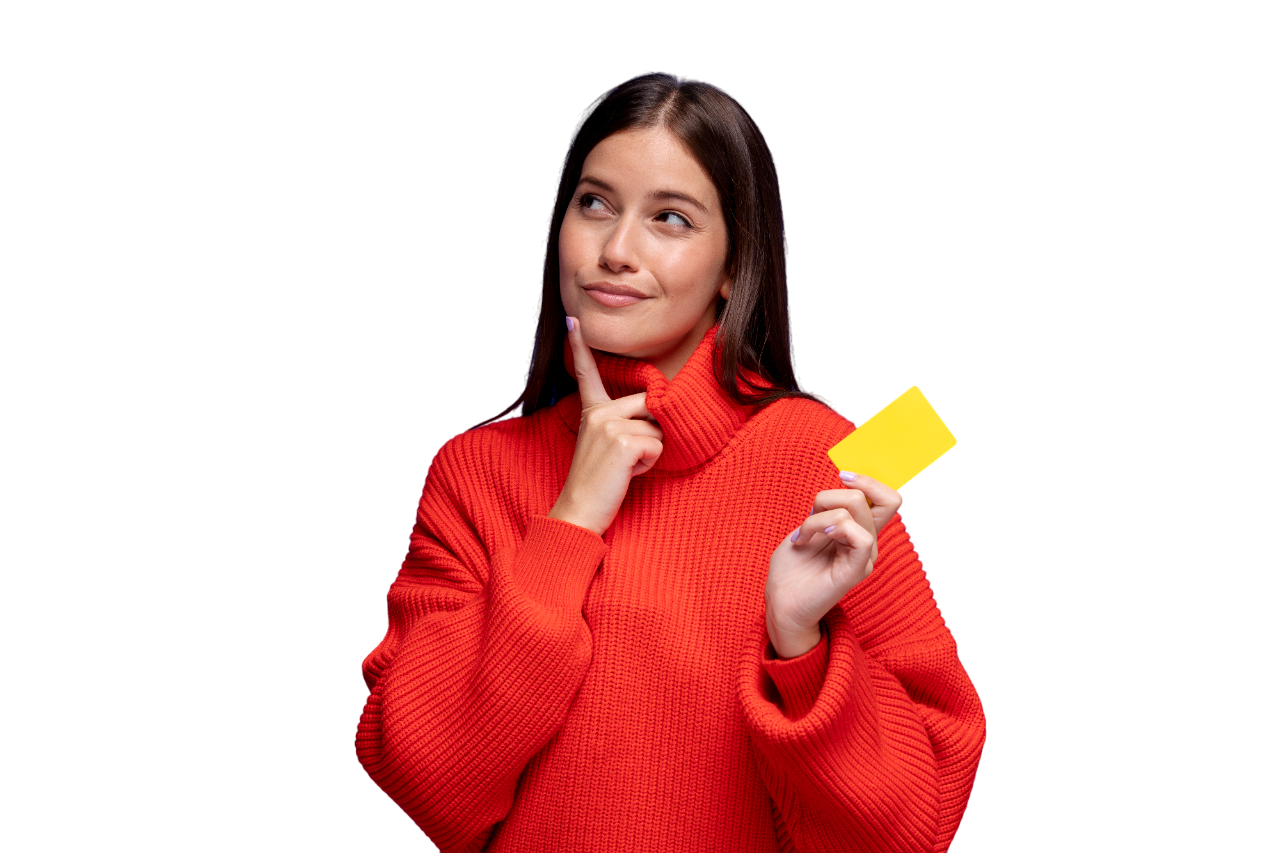 Customer inserting a SIM card into a phone
